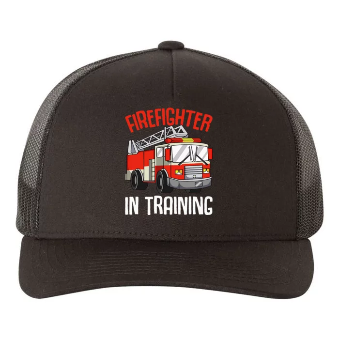 Firefighter in Training Fireman funny Firefighting Yupoong Adult 5-Panel Trucker Hat