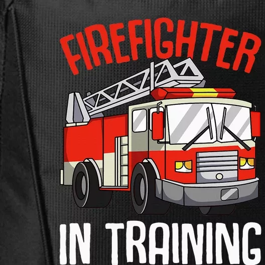 Firefighter in Training Fireman funny Firefighting City Backpack