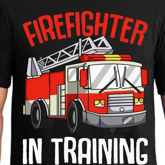 Firefighter in Training Fireman funny Firefighting Pajama Set