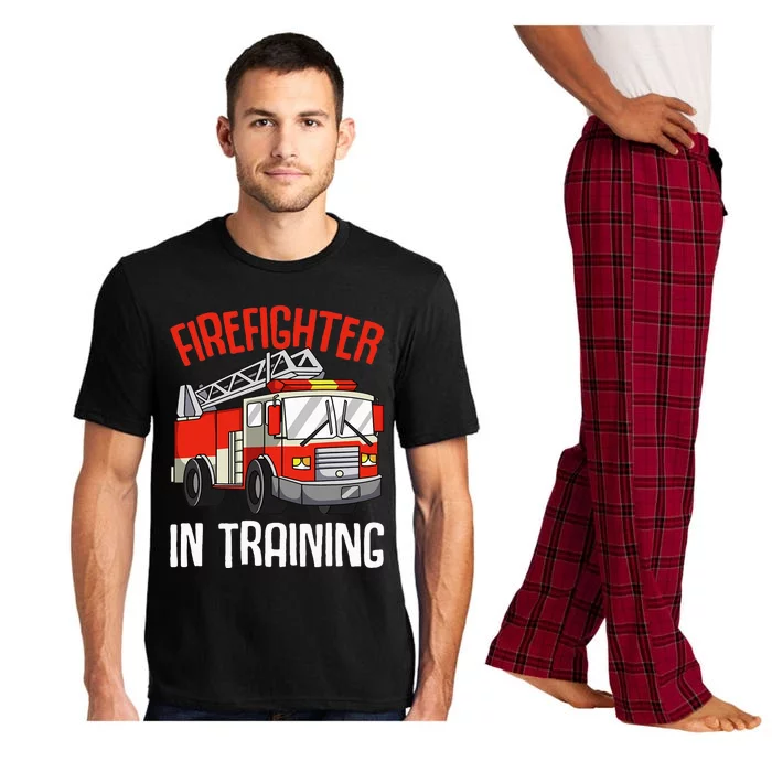 Firefighter in Training Fireman funny Firefighting Pajama Set