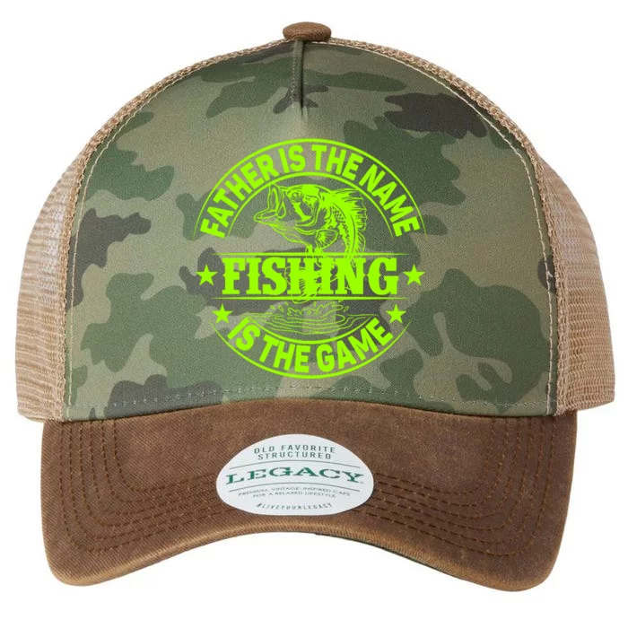 Father Is The Name Fishing Is The Game Legacy Tie Dye Trucker Hat