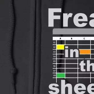 Freak In The Sheets Funny Accountant Analyst Secretary Full Zip Hoodie