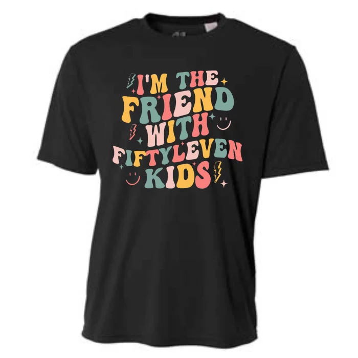 Funny Im The Friend With Fiftyleven K.I.D.S Sarcastic Cooling Performance Crew T-Shirt