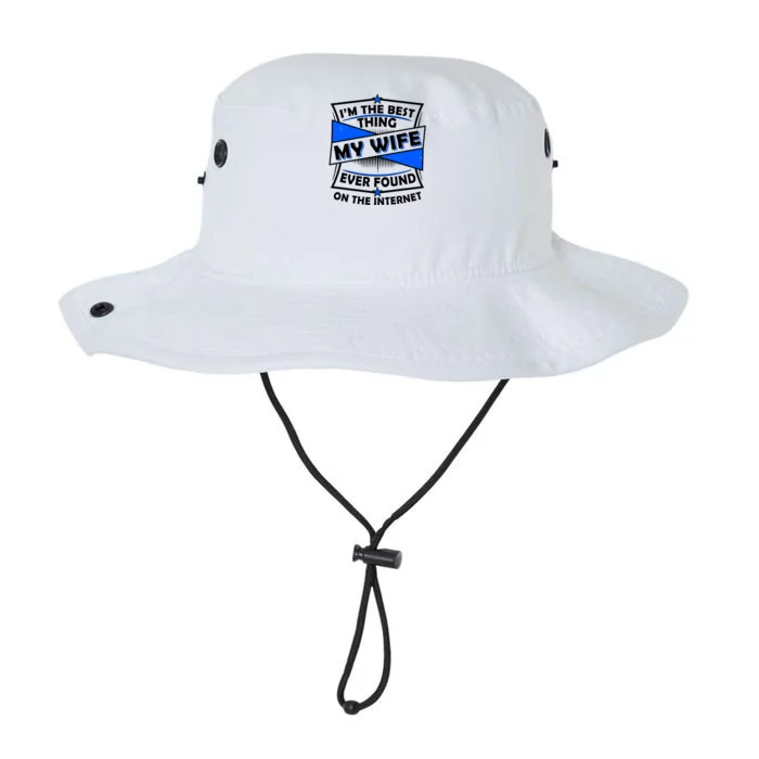 Funny I'm The Best Thing My Wife Ever Found On The Internet Legacy Cool Fit Booney Bucket Hat