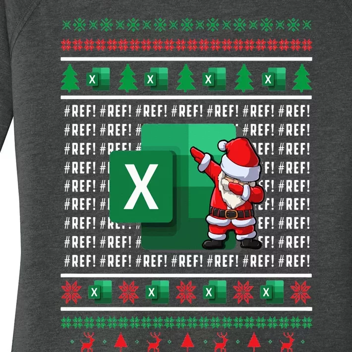 Freak In The Sheets Excel Spreadsheet Ugly Christmas Sweater Women's Perfect Tri Tunic Long Sleeve Shirt