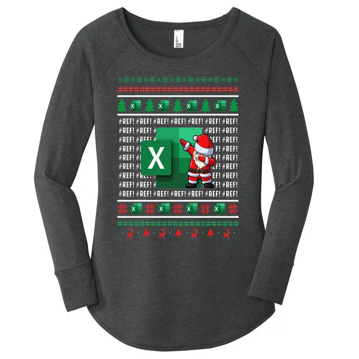 Freak In The Sheets Excel Spreadsheet Ugly Christmas Sweater Women's Perfect Tri Tunic Long Sleeve Shirt