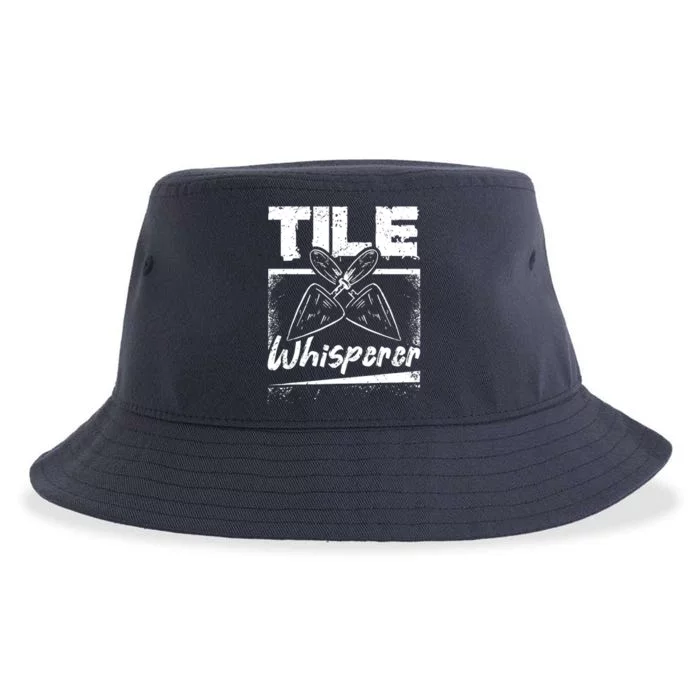 Flooring Installer Tile Whisperer Sustainable Bucket Hat