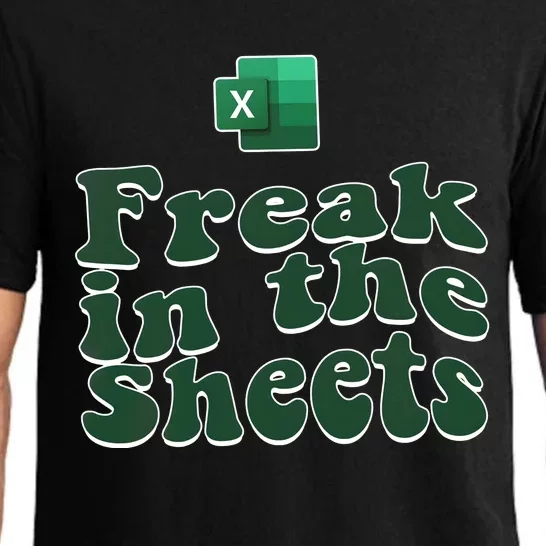 Freak In The Sheets Funny Accountant Excel Pajama Set