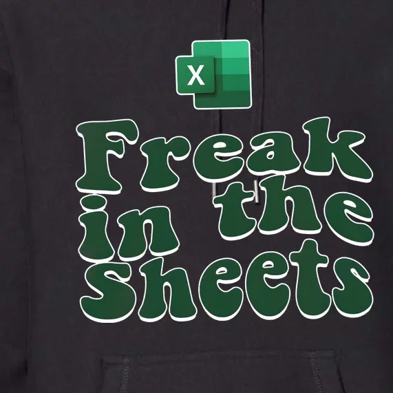 Freak In The Sheets Funny Accountant Excel Premium Hoodie