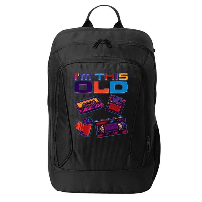 Funny I'm This Old Retro Media Technology City Backpack