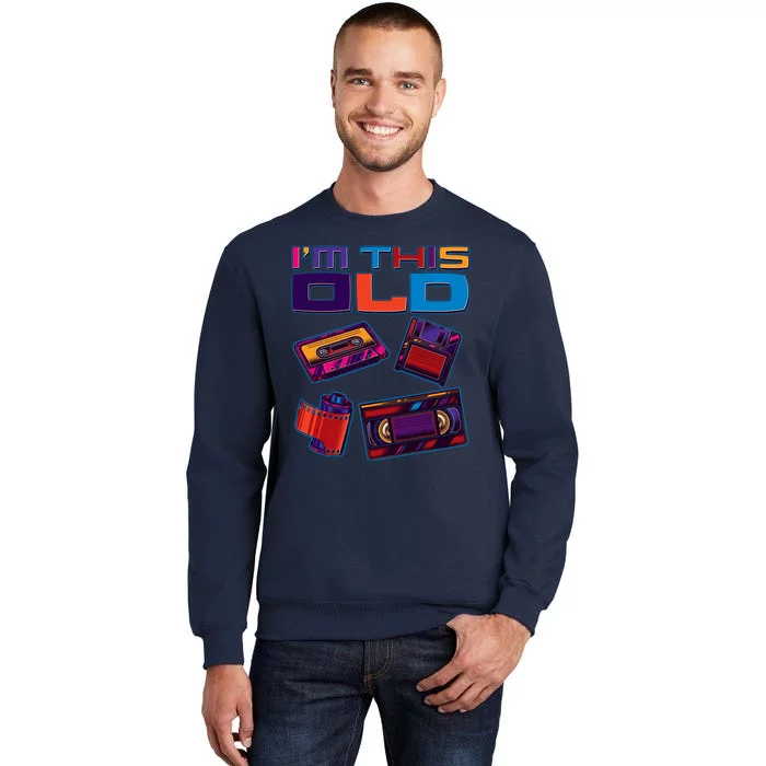 Funny I'm This Old Retro Media Technology Sweatshirt