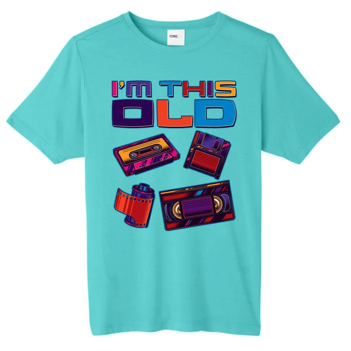 Funny I'm This Old Retro Media Technology ChromaSoft Performance T-Shirt