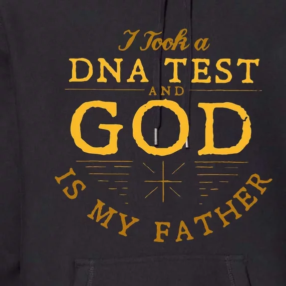 Funny I Took A DNA Test God Is My Father Premium Hoodie