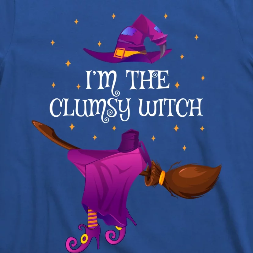 Funny Im The Clumsy Witch Halloween Cool Gift T-Shirt