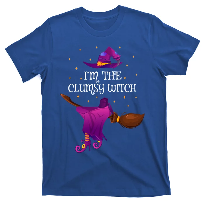 Funny Im The Clumsy Witch Halloween Cool Gift T-Shirt