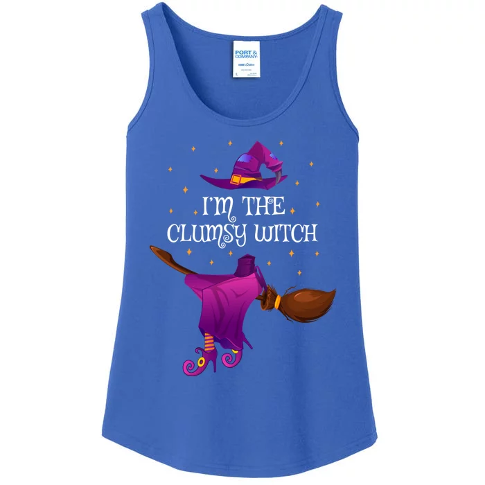 Funny Im The Clumsy Witch Halloween Cool Gift Ladies Essential Tank