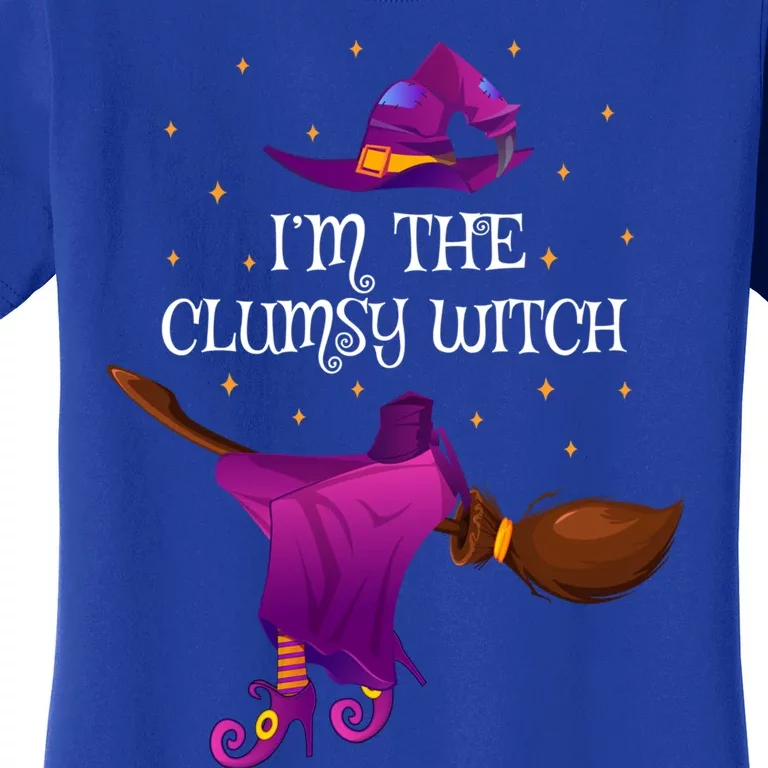 Funny Im The Clumsy Witch Halloween Cool Gift Women's T-Shirt