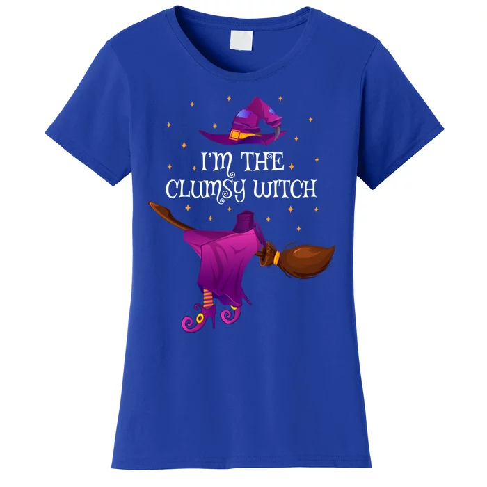 Funny Im The Clumsy Witch Halloween Cool Gift Women's T-Shirt