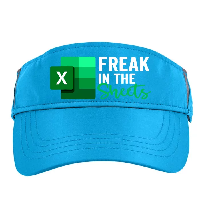 Freak In The Sheets Accountant Funny Spreadsheet Excel Adult Drive Performance Visor