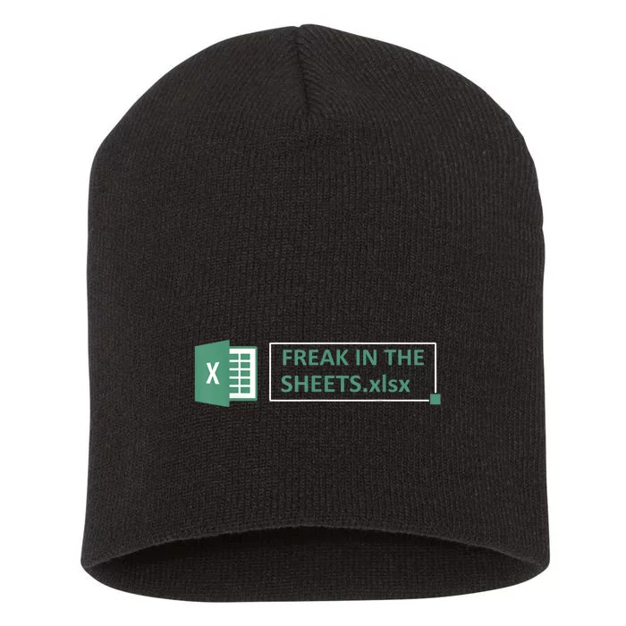 Freak In The Sheets Funny Excel Short Acrylic Beanie