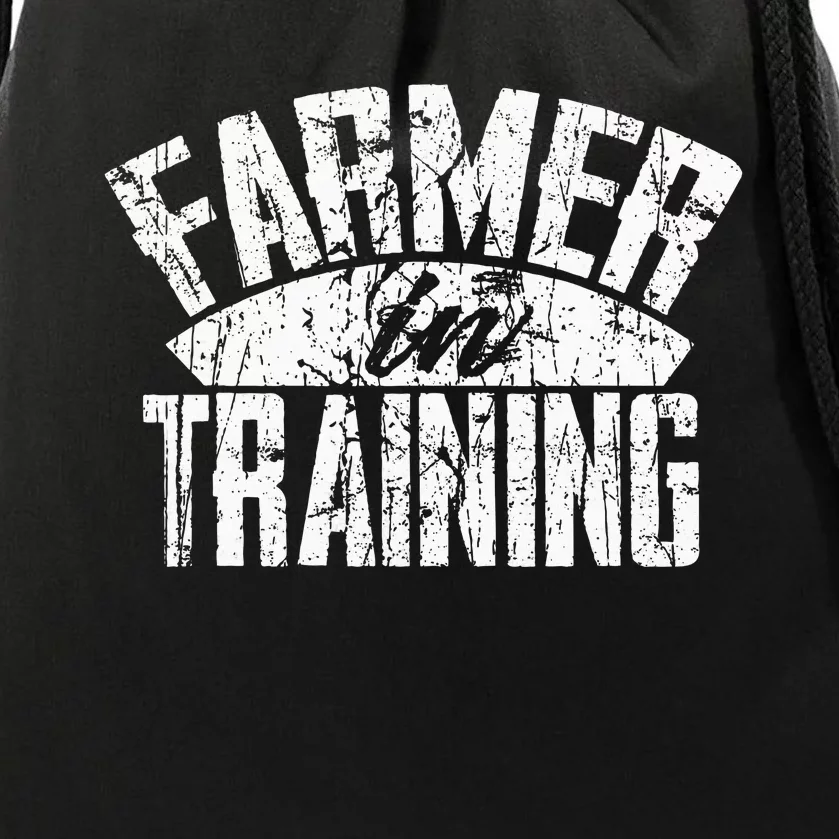 Farmer In Training Farmer Gift Drawstring Bag