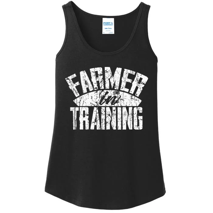 Farmer In Training Farmer Gift Ladies Essential Tank