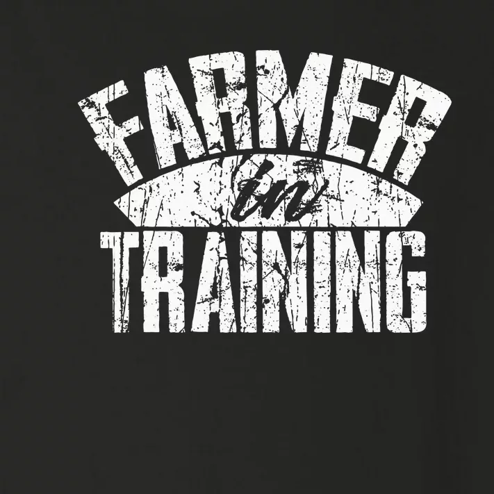 Farmer In Training Farmer Gift Toddler Long Sleeve Shirt