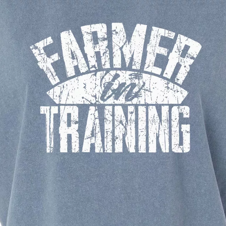 Farmer In Training Farmer Gift Garment-Dyed Women's Muscle Tee