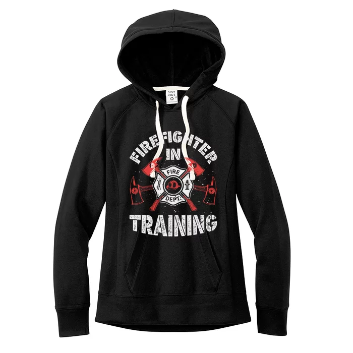 Firefighter In Training Funny Fire Firefighting Funny Gift Gift Women's Fleece Hoodie