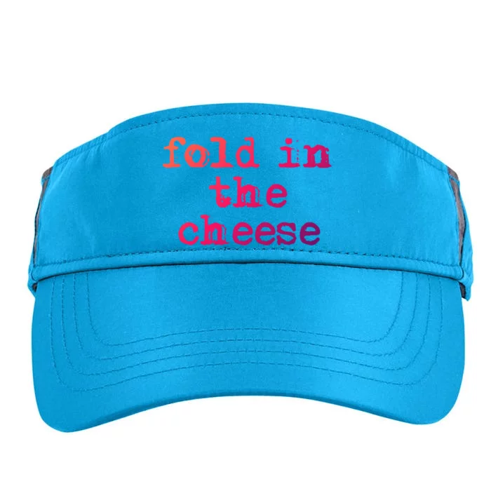 Fold In The Cheese Gift Adult Drive Performance Visor