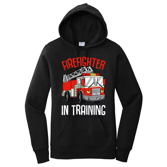 Firefighter in Training Fireman Firefighting Women's Pullover Hoodie