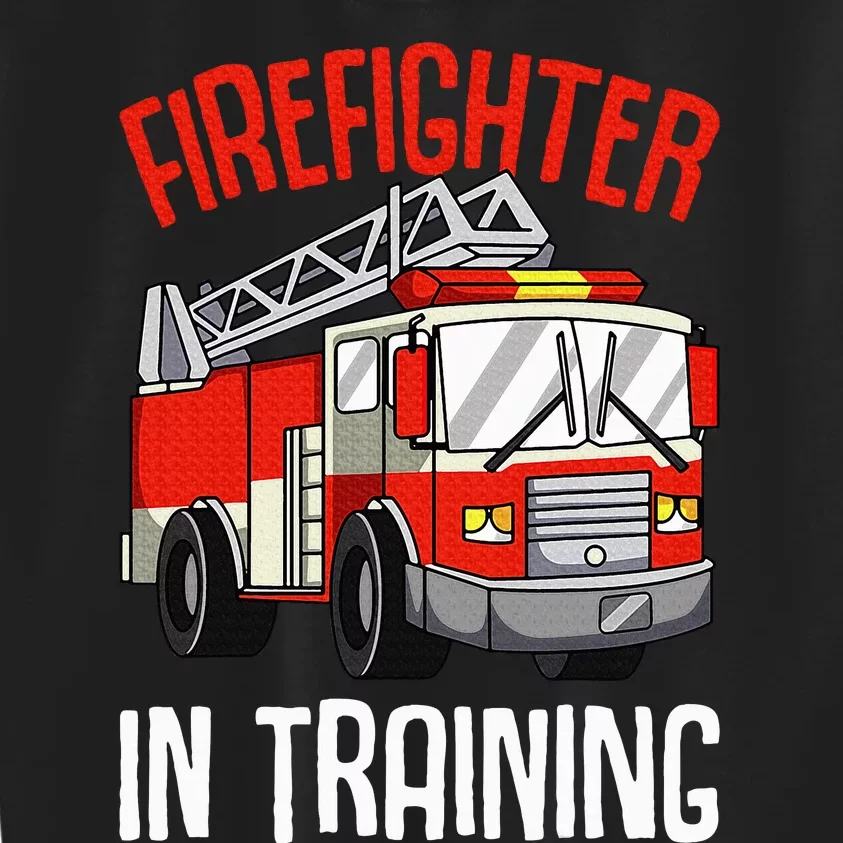 Firefighter in Training Fireman Firefighting Kids Sweatshirt