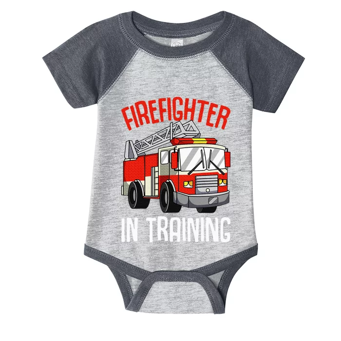 Firefighter in Training Fireman Firefighting Infant Baby Jersey Bodysuit