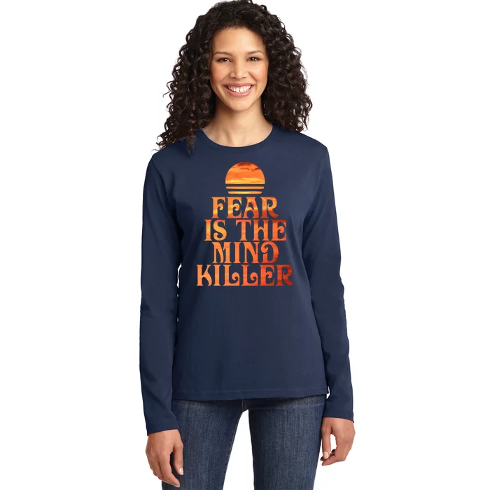 Fear Is The Mind Killer Ladies Long Sleeve Shirt