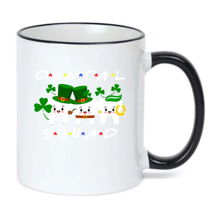 Funny Irish Tooth Leprechaun Hat Dental Squad Patrick's Day Gift Black Color Changing Mug