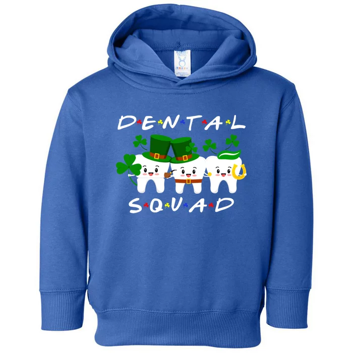 Funny Irish Tooth Leprechaun Hat Dental Squad Patrick's Day Gift Toddler Hoodie