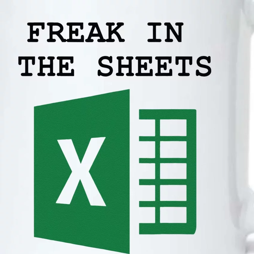 Freak In The Excel Sheets Black Color Changing Mug