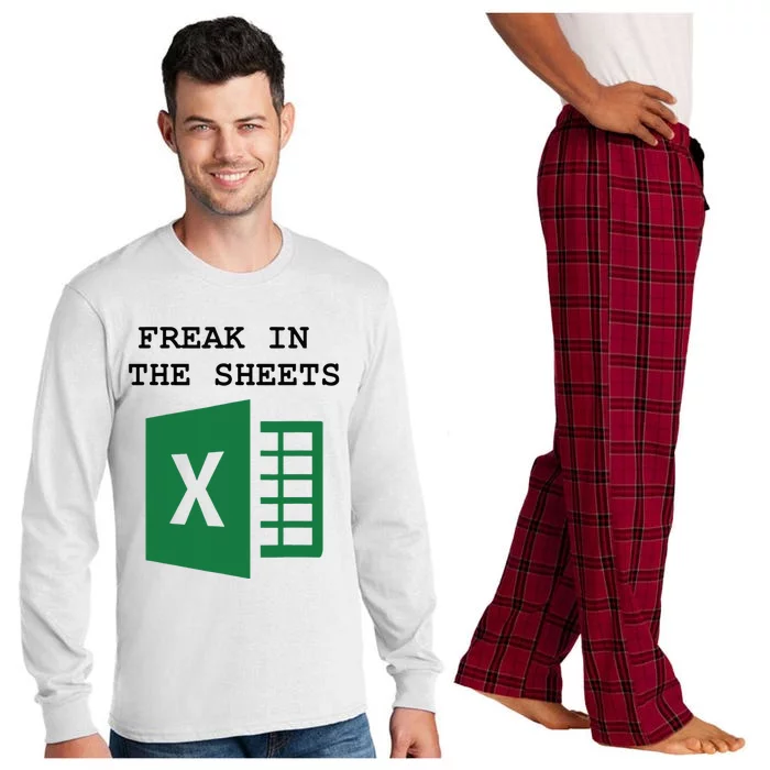 Freak In The Excel Sheets Long Sleeve Pajama Set