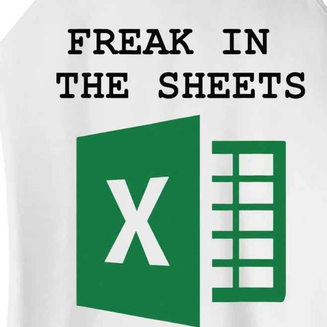 Freak In The Excel Sheets Women’s Perfect Tri Rocker Tank