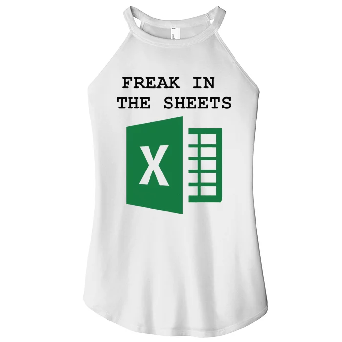 Freak In The Excel Sheets Women’s Perfect Tri Rocker Tank