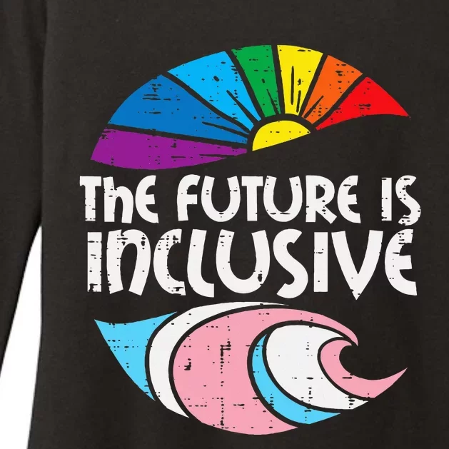 Future Inclusive Tran Pride Lgbt Womens CVC Long Sleeve Shirt