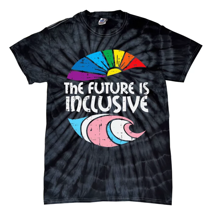 Future Inclusive Tran Pride Lgbt Tie-Dye T-Shirt