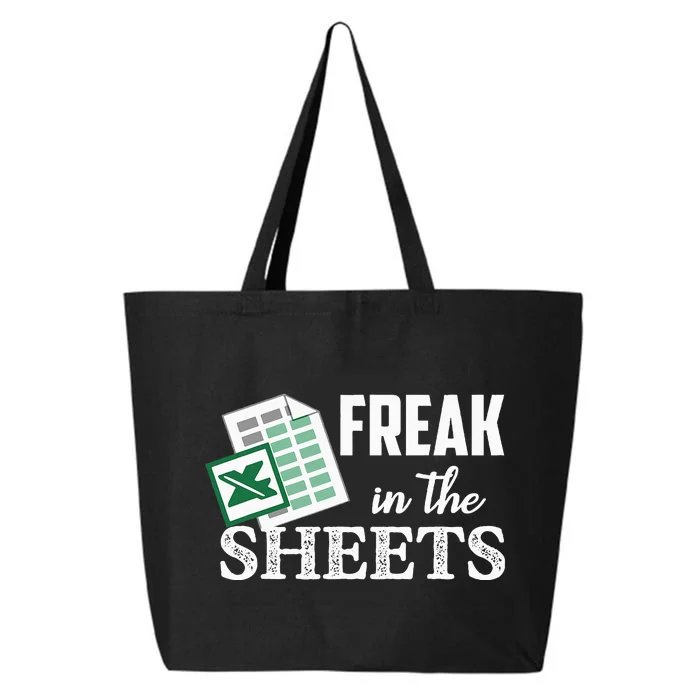 Freak In The Excel Sheets Funny Accountant 25L Jumbo Tote