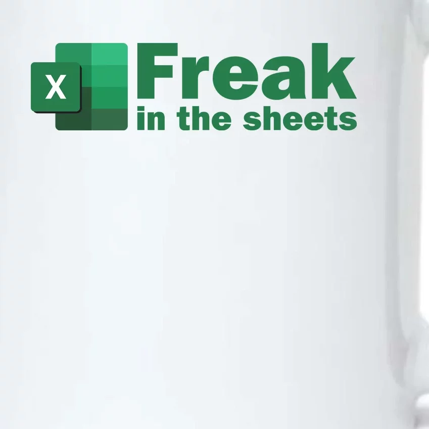 Freak In The Excel Sheets Black Color Changing Mug