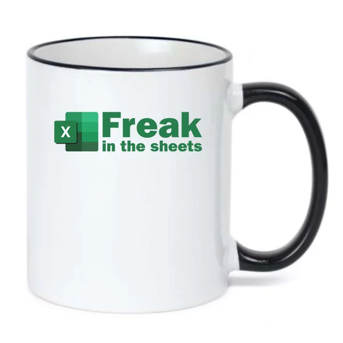 Freak In The Excel Sheets Black Color Changing Mug