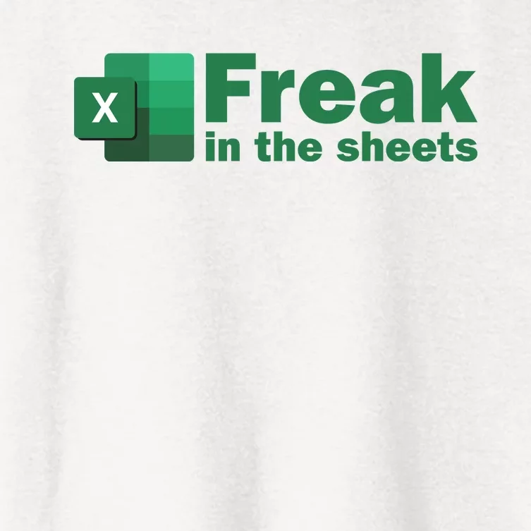 Freak In The Excel Sheets Women's Crop Top Tee