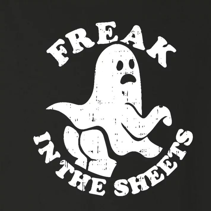 Freak In The Sheets Funny Halloween Costume Retro Ghost Toddler Long Sleeve Shirt