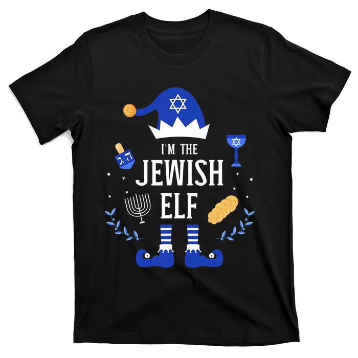 Funny i'm the jewish elf for hanukkah christmas chanukah T-Shirt