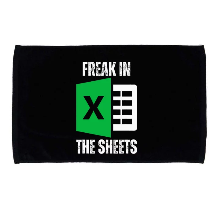 Freak In The Sheets Excel Spreadsheet Funny Office Jokes Microfiber Hand Towel