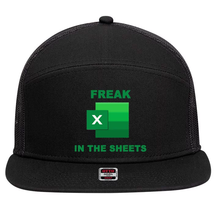 Freak In The Excel Sheets 7 Panel Mesh Trucker Snapback Hat